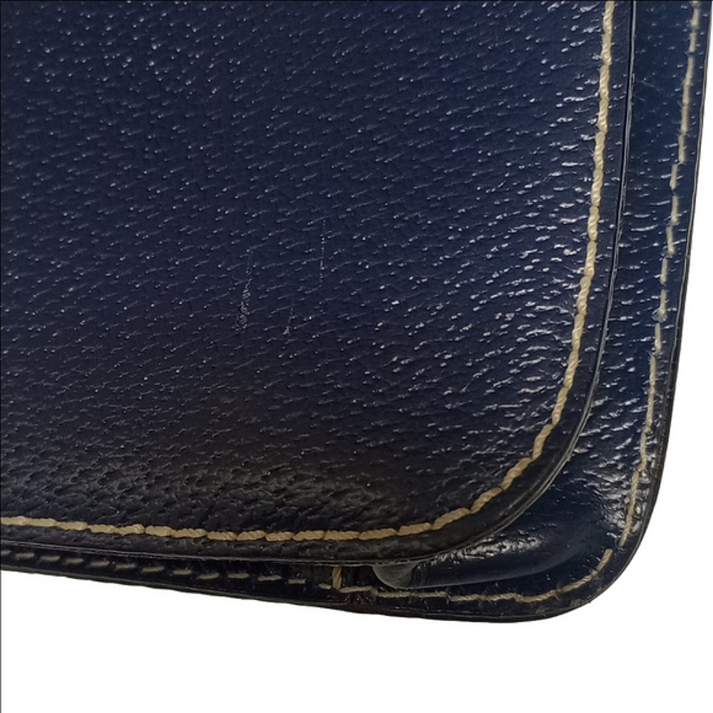 ♠️ KATE SPADE NAVY BLUE SMALL LEATHER CROSSBODY BAG - Picture 6 of 11